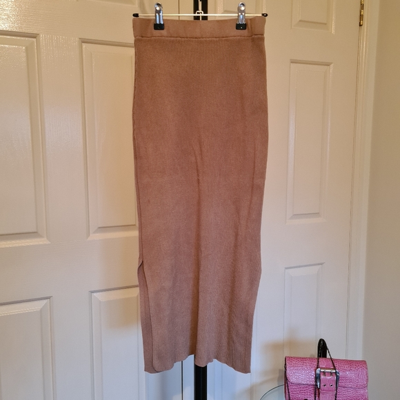 Perfect Stranger Size 10 Brownn Midi Skirt - Picture 3 of 7